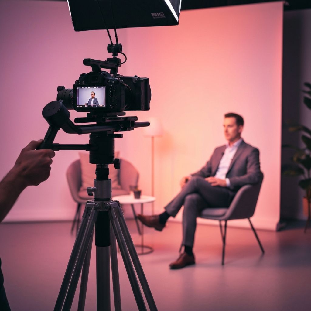 Vivid Squad video production team at work